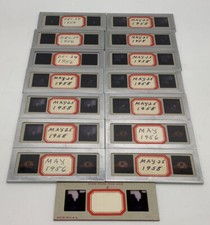 Kodachrome Red Border 3D Stereo Slide Incased In Steel Frame Lot of 15 1956/58