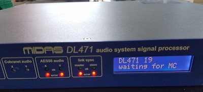 Midas DL471 AES 50 Rackmount DSP Audio Processor for Midas Digital