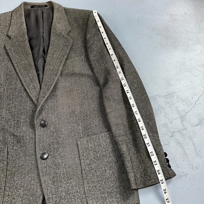 YSL Yves Saint Laurent Vintage Gray Tweed Jacket 38 Blazer Coat