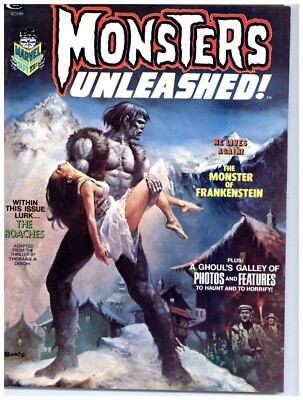 Monsters Unleashed Magazine  # 2   VERY FINE   Sept. 1973   Frankenstein monster