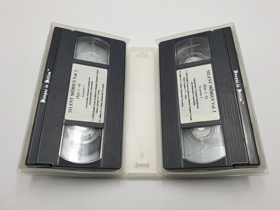 Silent Möbius Anime Volume 1-4 VHS Limitierte Edition Doppel Boxen Episode 1-26 - Bild 4 von 4