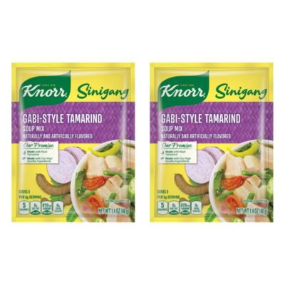 Knorr Sinigang Gabi-style Tamarind Soup Mix, 1.4 OZ (Pack of 2)