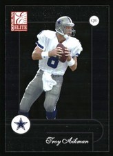 Troy Aikman 2001 Donruss Elite #24 Football Card