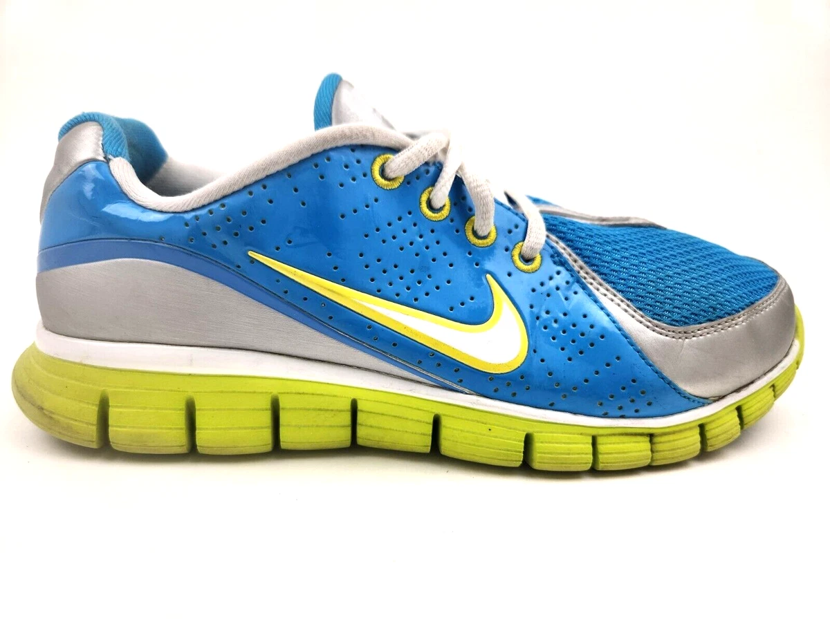 Nike free clearance run neon yellow