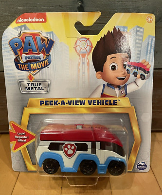 New Nickelodeon PAW Patrol The Movie True Metal Peek-A-View Patroller Vehicle