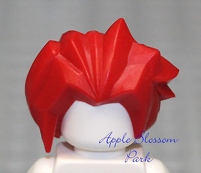 NEW Lego Minifig RED SPIKED HAIR - Exo-Force Head Gear -City Clown