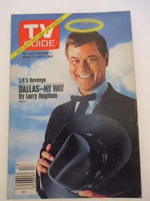 Larry Hagman, Kim Delaney - TV Guide Magazine 1982