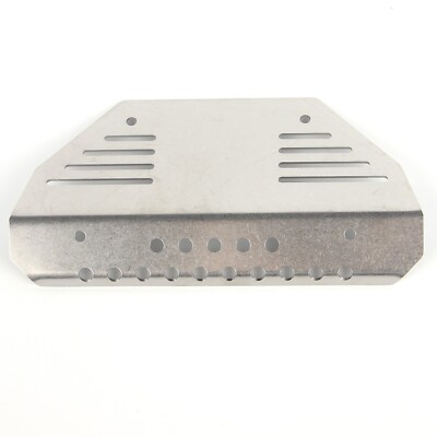 LCX Stainless Steel Front Chassis Armor Chassis Guard Protector for Traxxas TRX6