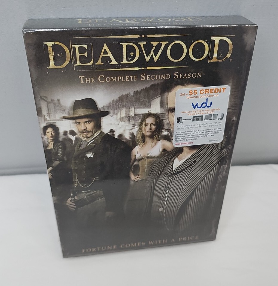 Deadwood HBO TV Series Complete 2nd Season 6 Disc DVD Set Brand  