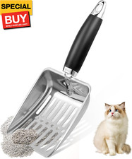 Stainless Steel Cat Litter Scoop,Metal Cat Litter Scoop,Kitty Metal Scooper,Stur