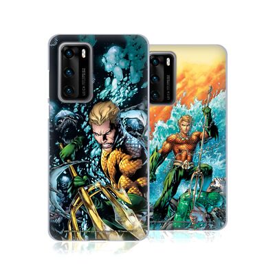 JUSTICE LEAGUE DC COMICS AQUAMAN COMIC BOOK COVER GEL CASE FOR HUAWEI PHONES 4