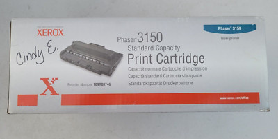 Brand New Genuine OEM XEROX 109R00746 109R746 Black Toner Phaser 3150 3 ...