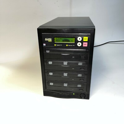 Acard 3 Target 24X DVD Duplicator Tower Burner Multiple Disc ACARD 