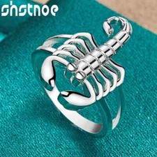 925 Sterling Silver Ring Classic Scorpion Rings Women Men High Quality Jewelry