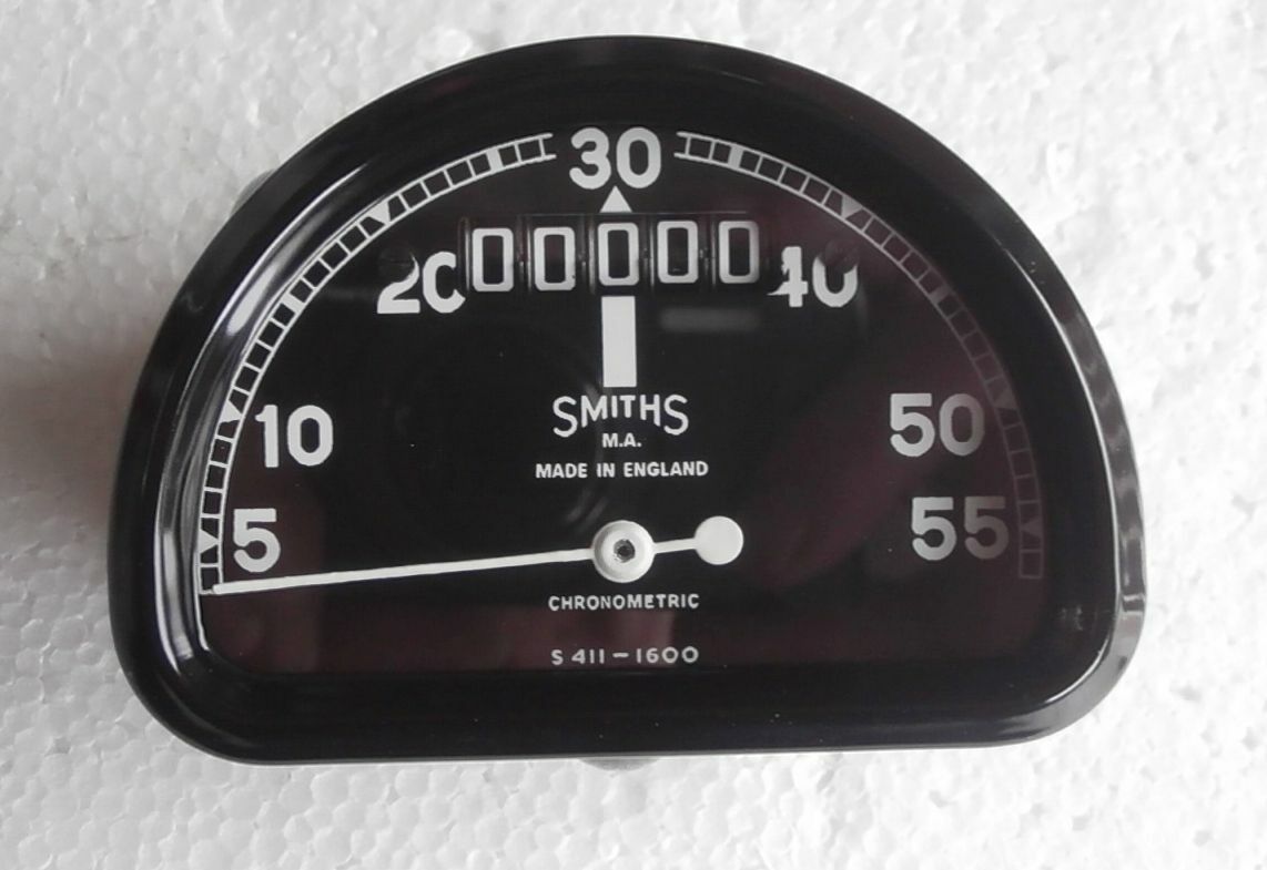 S411 Smiths Chronometric D Shape Speedometer BSA Bantam for sale