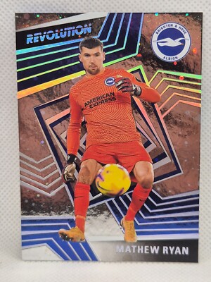 #/50  Mathew Ryan Australia Roma 2020-21 Panini Revolution COSMIC Variant!