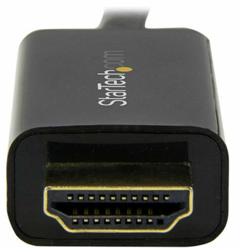 StarTech DisplayPort to HDMI Cable – 6.5 ft / 2m - 4K 30Hz (DP2HDMM2MB) – Black - Picture 6 of 7