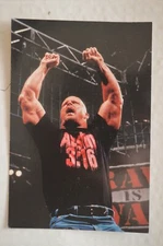 Stone Cold Steve Austin WWF WrestleMania Live 4 x 6 Photo Card #54 Checklist