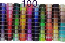 100Pcs/Colors Pre-wound Sewing Bobbins Thread Sewing Machine Thread Kit