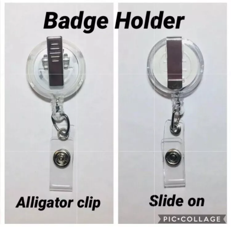 Perfume Bottle Retractable ID Badge Holder.