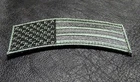 USA FLAG ROCKER TAB TACTICAL ARMY MILITARY ACU ROCKER HOOK  PATCH