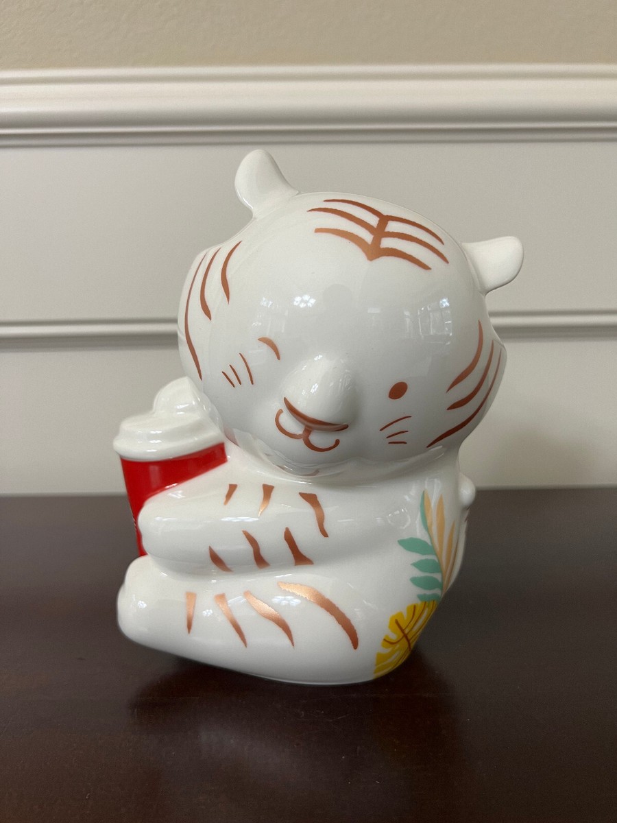 Starbucks 2022 Chinese New Year Zodiac Tiger Piggy Coin Bank