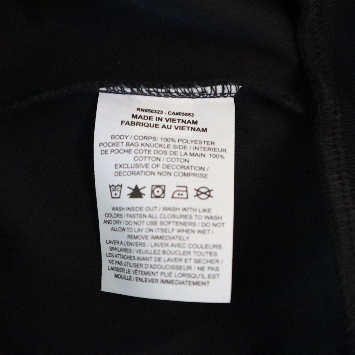Nike DZ3074 010 Men Sz L Black/Orange Peace Love