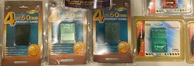 HUGE SEALED JOYTECH DREAMCAST & PLAYSTATION MEMORY CARD SHOCK PAK ACCESSORY LOT