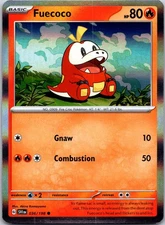 Fuecoco -  (Mirage Holo) Miscellaneous Cards & Products 036/198| Mix&Match