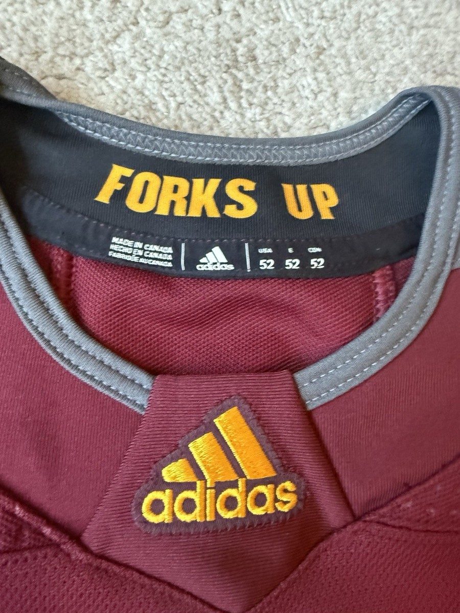 Arizona State NCAA Adidas MiC Team Issued Hockey Jersey 52 Home