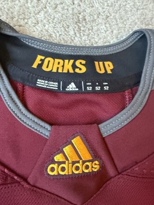 Arizona State NCAA Adidas MiC Team Issued Hockey Jersey 52 Home