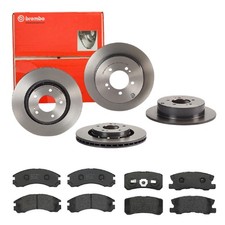 BREMBO BREMSSCHEIBEN Ø294 + BREMSBELÄGE VORN & HINTEN FÜR MITSUBISHI OUTLANDER 