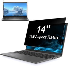 14 Inch Laptop Privacy Screen Filter - Anti Glare, Anti Spy, Scratch Resistant
