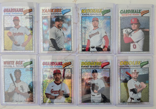 2026 Topps Heritage Silver & Pink Sparkle Refractors You Pick Complete your Set