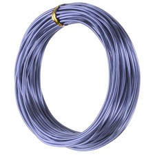 12 Gauge 2mm Aluminum Wire 32.8 Ft 10m Bendable Metal Wire, Light Purple