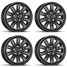 4x Alcar Hybrid Stahlfelgen 4-131500A 01 grey 6.0Jx15 ET38 5x100 für Seat Ibiza