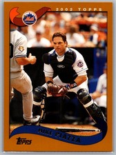 2002 Topps #490 Mike Piazza Base Mets