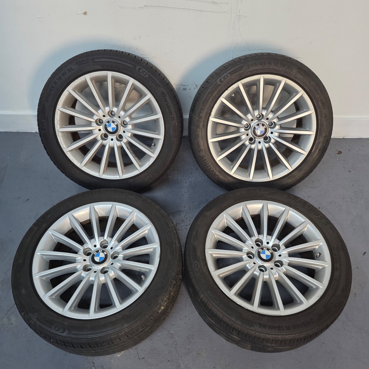 11-16 BMW 528I 535I 640I F10 STYLE 237 WHEEL WHEELS RIM TIRE SET 