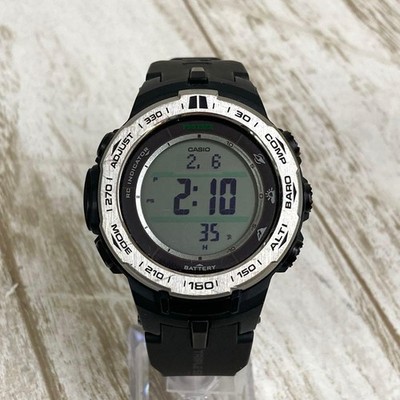 CASIO PROTREK PRW-3100 Solar Watch Used with Box and Manual