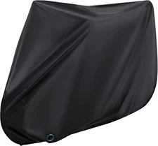 Bike Cover, Outdoor Waterproof Bicycle Cover with Lock Hole, Rain Sun UV Dust Wi