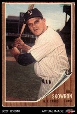 1962 Topps #110 Bill Skowron NRM Yankees COMMON VARIATION 1.5 - FAIR