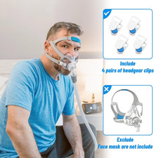 Magnetic Headgear Clips Compatible with Resmed Airfit Airtouch N20 F20 F30 F3...