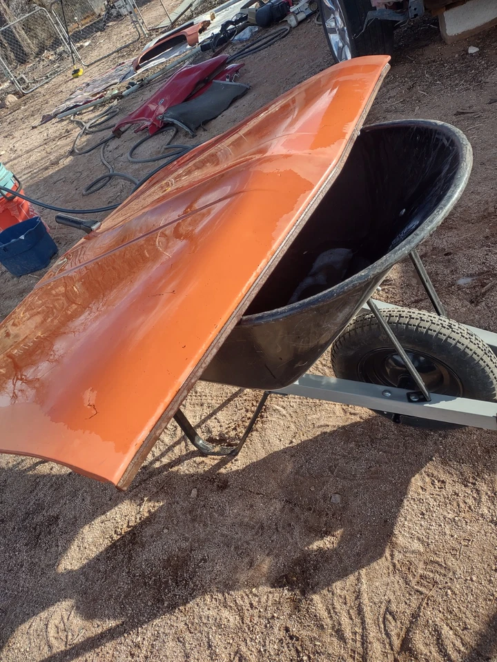 1976 DATSUN 620 PICKUP TRUCK HOOD FACTORY OEM - Image 4 of 4