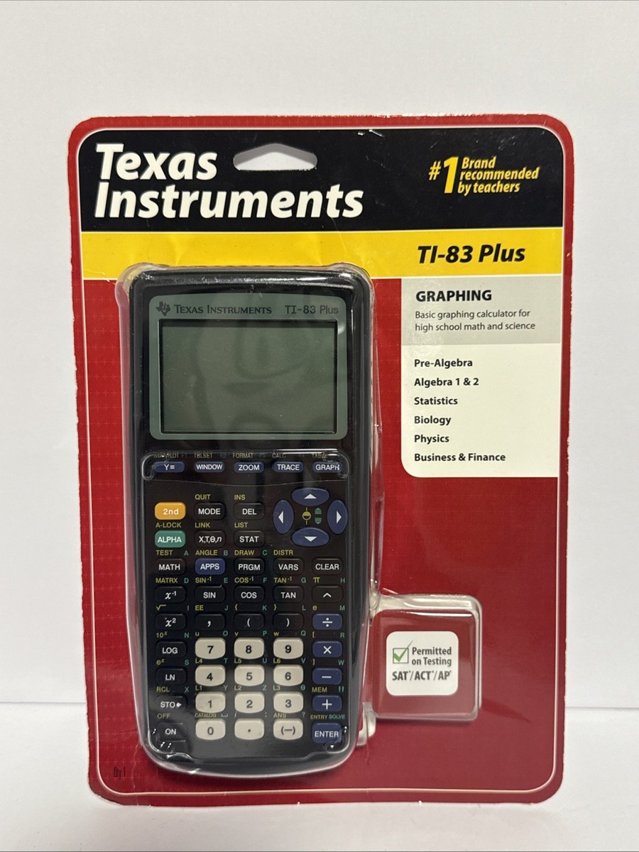 Texas Instruments TI-83 Plus Graphing Calculator New/Read | eBay