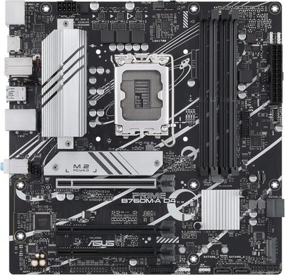 ASUS Prime B660M-A D4-CSM Sockel 1700 für Intel Gen. 12./13./14. Gen DDR4 µATX