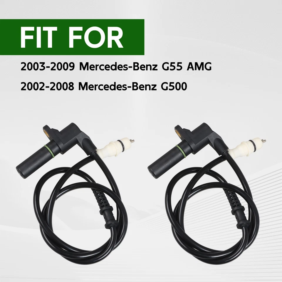 Juego de 2 sensores de velocidad de rueda ABS izquierda y derecha aptos para Mercedes-Benz G500 G55 AMG Foto 3 de 4