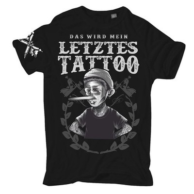 Herren T-Shirt Das wird mein letztes Tattoo inked lifestyle loyal S bis 8XL