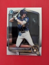 2025 Bowman Draft Chrome Milwaukee Brewers Cooper Pratt #BDC-157