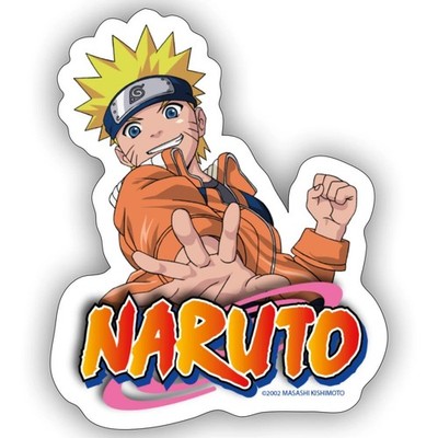Naruto Offizielles Logo Aufkleber Sticker, max. 10 x 10 cm