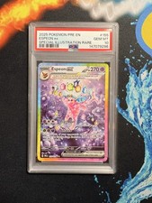 NEW CERT Pokemon Espeon ex 155/131 PSA 10 Prismatic Evolutions